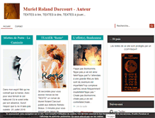 Tablet Screenshot of murielroland.com